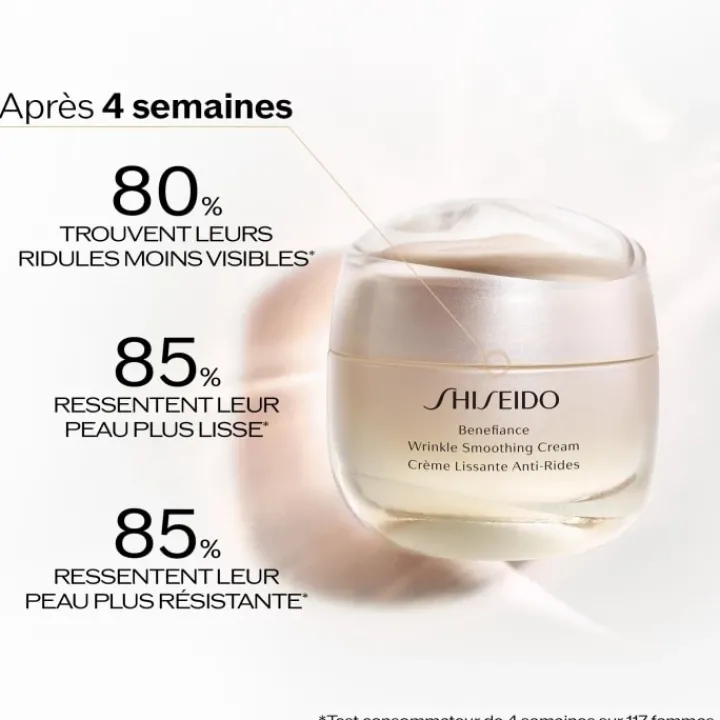 SHISEIDO Soin Jour & Nuit|Benefiance Crème Lissante Anti-Rides