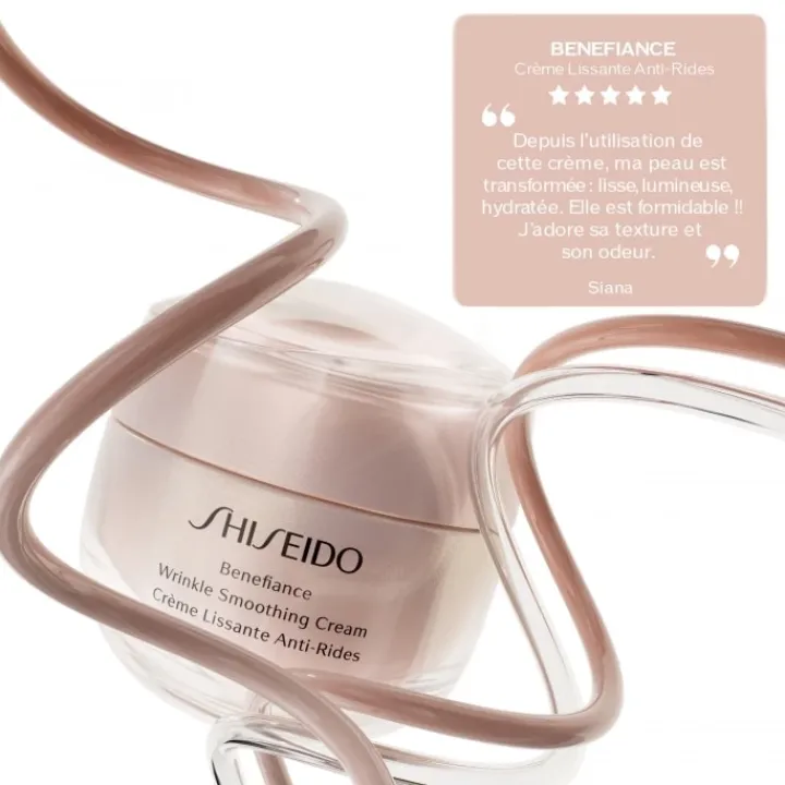 SHISEIDO Soin Jour & Nuit|Benefiance Crème Lissante Anti-Rides