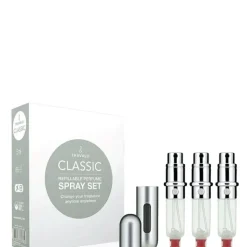 Travalo Accessoire Parfum|               Coffret Vaporisateur de Sac Rechargeable silver